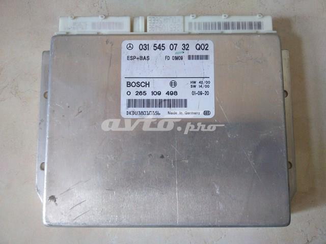 Блок керування ESP 0265109498 BOSCH