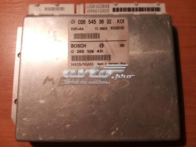 Блок керування ESP 0265453632 MERCEDES