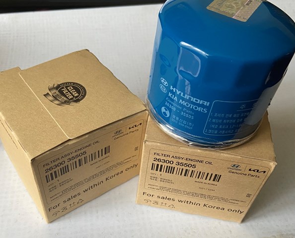 Фільтр масла mobis hyundai/kia