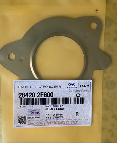Прокладка EGR-клапана рециркуляції 284202F600 HYUNDAI