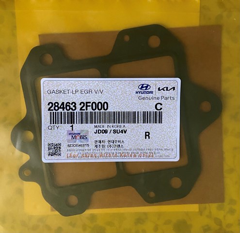Прокладка EGR-клапана рециркуляції 284632F000 HYUNDAI
