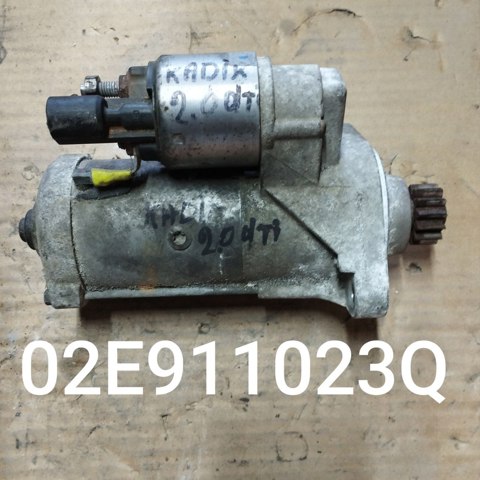 Стартер  vw caddy iii 04-15, golf vi 09-14, tiguan 08-16, t5 03-15; audi a3 12-22, a3 03-12, q3 11-18, q3 18-; skoda superb 08-15, yeti 09-17, octavia a7 13-19, karoq 17-; seat altea 09-15, leon