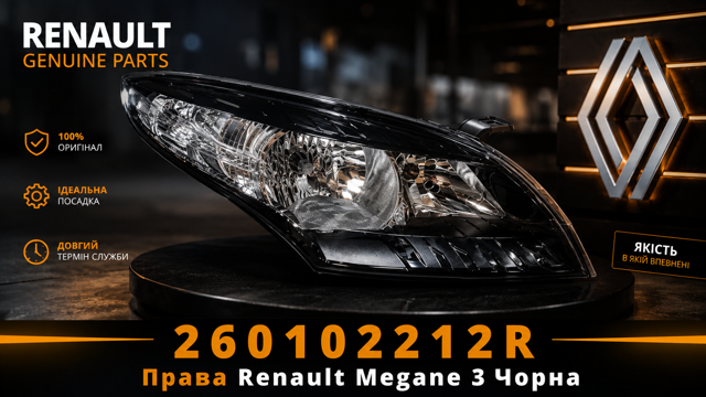 Фара комбінована, передня 260102212R RENAULT