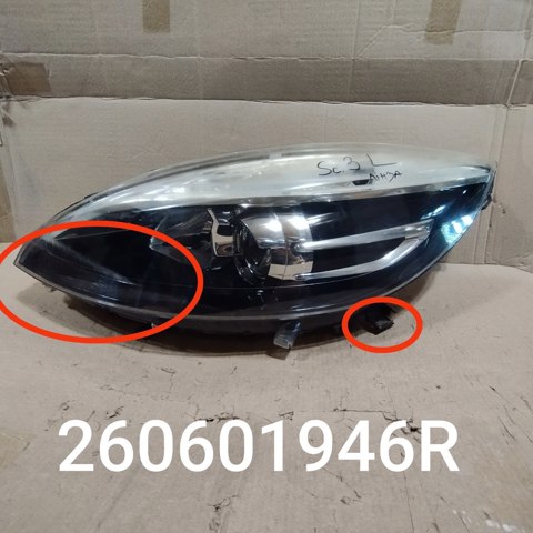 Фари 260601946R RENAULT