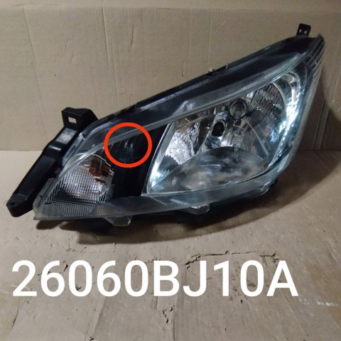 Блок фара ліва 26060BJ10A NISSAN