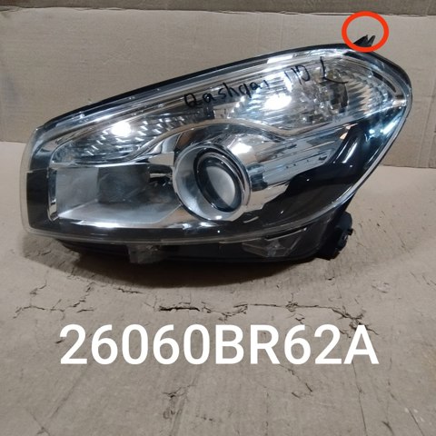 Фара основна ліва 26060BR62A NISSAN