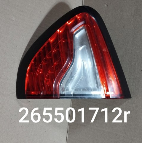 Ліхтар задній правий, внутрішній 265501712R RENAULT