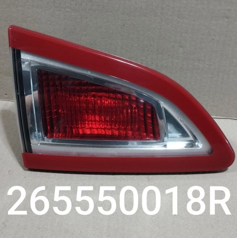 Ліхтар задній лівий, внутрішній 265550018R RENAULT