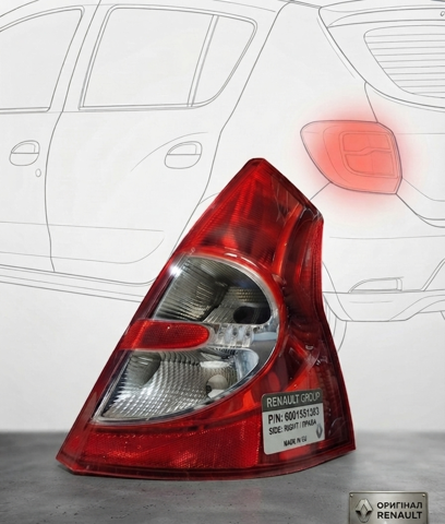 Задні ліхтарі 6001551383 RENAULT
