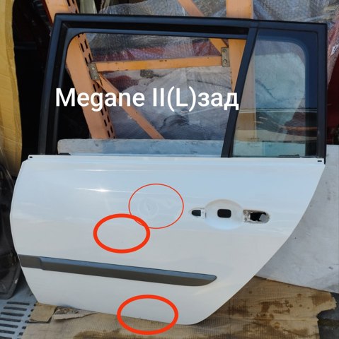 Двері задні, ліві 7751475034 RENAULT