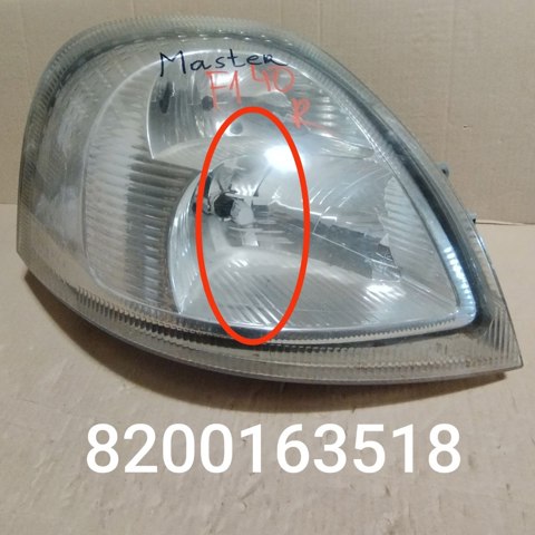 Фара правая 8200163518 RENAULT