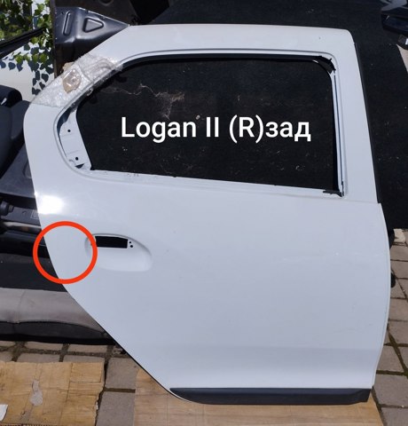 Двері задні в зборі 821000293R RENAULT