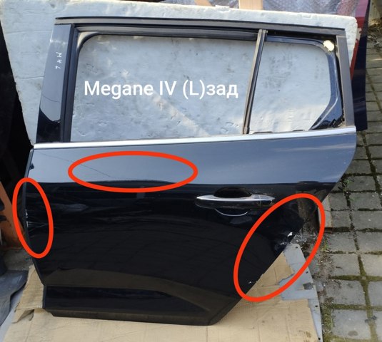 Двері пасажирськи задні ліві 821016189R RENAULT