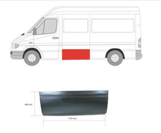 Боковина кузова в зборі 3546001 KLOKKERHOLM