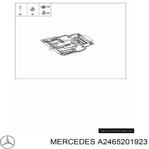 Захист двигуна, піддона (моторного відсіку) A2465201923 MERCEDES