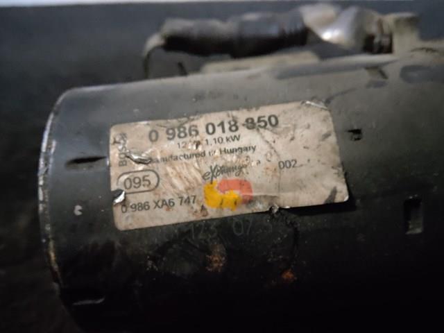 Стартер двигуна 0986018850 BOSCH