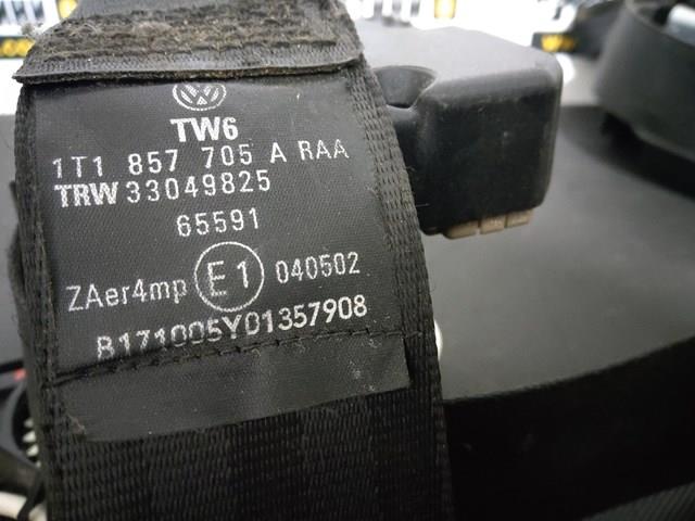 Ремінь безпеки передній лівий 1T1857705A VAG