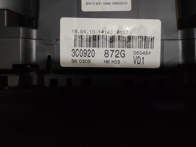 Прилади управління 3C0920872G VAG