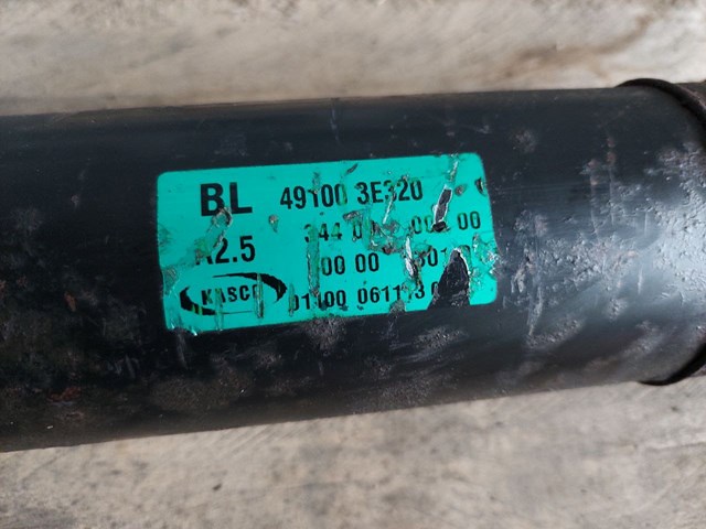 Вал карданний основний заднього моста 491003E320 HYUNDAI