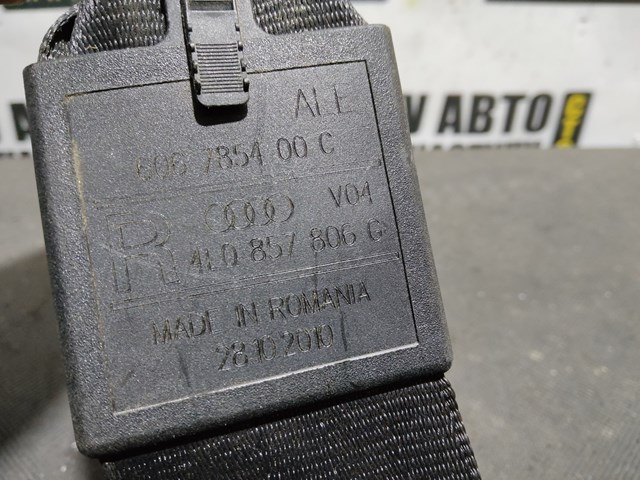Пасок безпеки задній правий 4L0857806G VAG