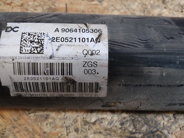 Вал карданний задній, у зборі A9064105306 MERCEDES