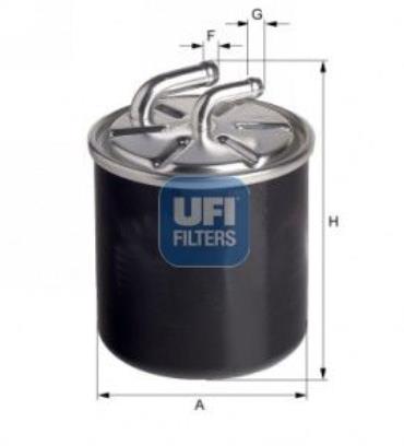 Фільтр тонкого очищення палива 2443600 UFI