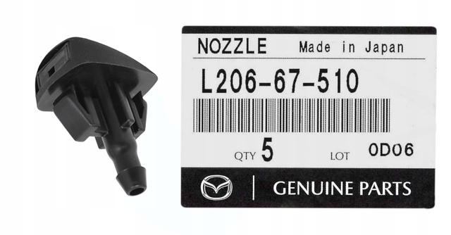 Форсунка омивача лобового скла L20667510 MAZDA