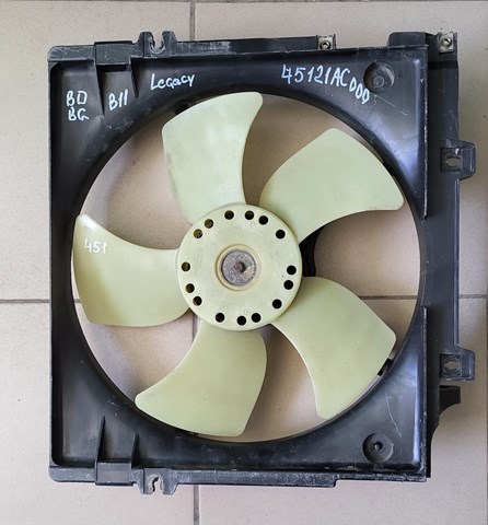 Кожух вентилятора с мотором радиатора охлаждения legacy b11(2.0)/ impreza 1998 45121AC000