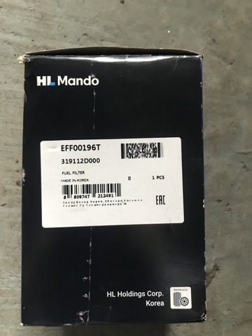 Фільтр тонкого очищення палива EFF00196T MANDO