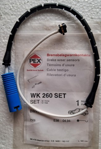 Сигналізатор знос гальмівних колодок 16260 PEX