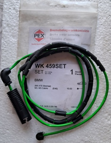 Датчик зносу гальмівних колодок, задній 16459SET PEX