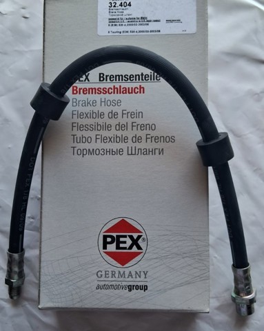 Гнучка гальмівна трубка передня 32404 PEX