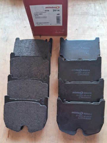 Колодки передні MDB2614 MINTEX