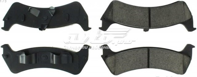Задні дискові колодки 10206670 CENTRIC PARTS