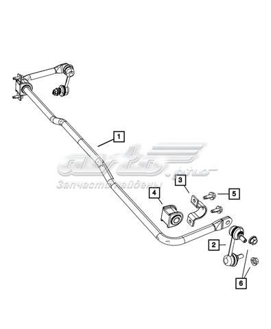 Опора стабілізатора 5151204AB CHRYSLER