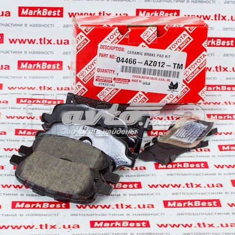 Колодки гальмові задні, дискові 04466AZ012TM TOYOTA