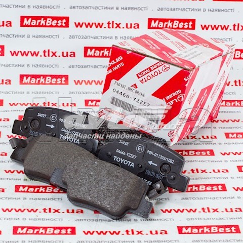 Комплект задніх колодок 04466YZZE7 TOYOTA