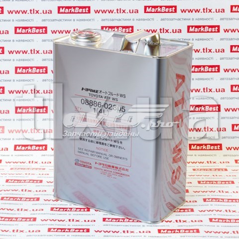 0888602305 Toyota масло роздавальної коробки синтетическое ATF WS, 4л