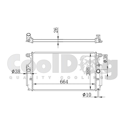 Радіатор CLD0086 CoolDog