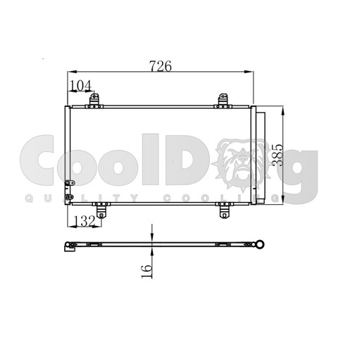 Конденсатор кондиціонера CLD4010 CoolDog