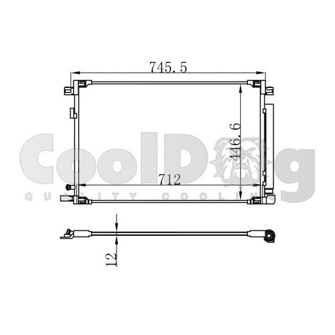 Конденсатор кондиціонера CLD4012 CoolDog