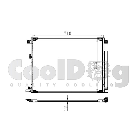Радіатор охолодження кондиціонера CLD4034 CoolDog