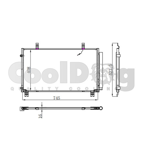 Конденсер CLD4038 CoolDog