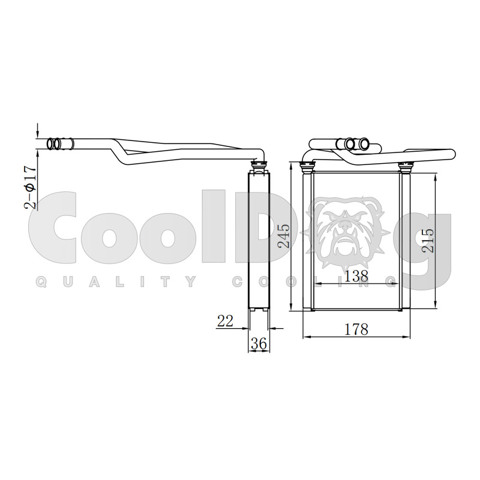 Теплообмінник CLD6003 CoolDog