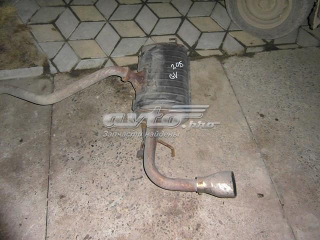 Глушник вихлопних газів кінцевий 1430065J02 SUZUKI