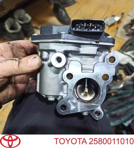 Клапан EGR, рециркуляції газів 2580011010 TOYOTA
