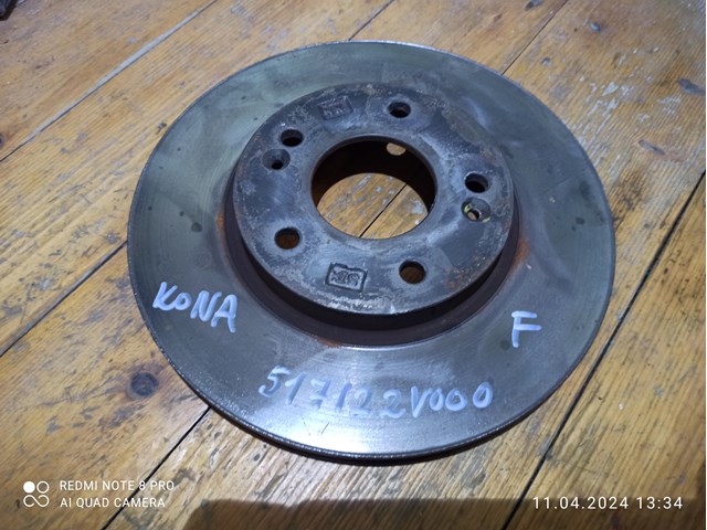 Гальмо дискове переднє 517122V000 HYUNDAI