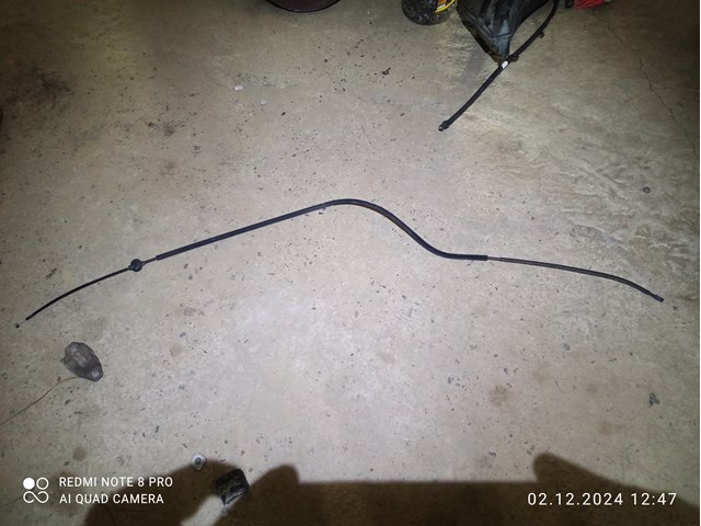 Трос відкриття капота, задній 95B823535 PORSCHE