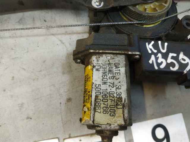 Механізм склопідіймача двері передньої, лівої 51810880 FIAT