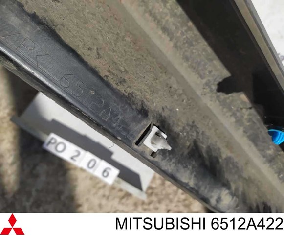Po0206 6512a422 накладка порога r (2-k - 1900) mitsubishi outlander 12- 6512A422